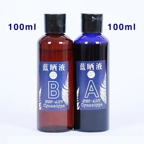 Cyanotype Liquid DIY Kit – Fabric & Paper Printmaking (100ml/200ml)