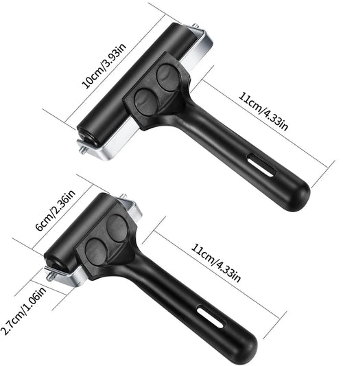 Soft Rubber Brayer Rollers for Printmaking & Crafting (6cm & 10cm)