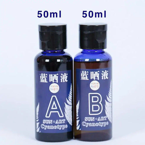 Cyanotype Liquid DIY Kit – Fabric & Paper Printmaking (100ml/200ml)