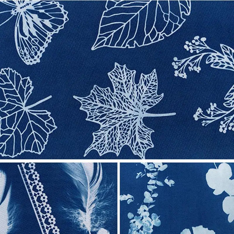 Cyanotype Liquid DIY Kit – Fabric & Paper Printmaking (100ml/200ml)