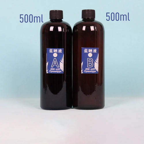 Cyanotype Liquid DIY Kit – Fabric & Paper Printmaking (100ml/200ml)