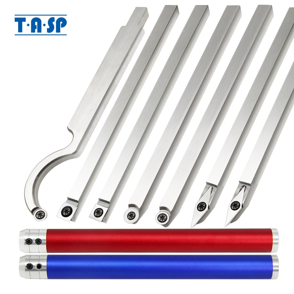 Tasp Woodturning Tool Carbide Insert Cutter Swan Neck Wood Turning